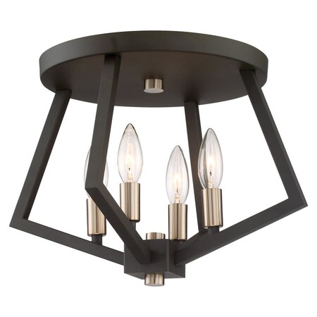 Artcraft Breezy Point Ac10683Bz 4 Light Chandelier AC10683BZ